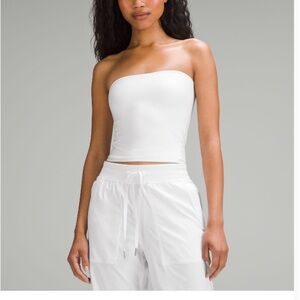 Lululemon Wundermost White Strapless Tube Top - Size Small